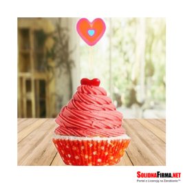 Pikery, wykałaczki - Serce - 12 sztuk Opakowanie