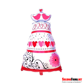 Balon foliowy TORT WESELNY 97 x 56 cm
