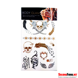 Tatuaże Metaliczne – Flash Tatoo – Zestaw 13