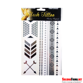 Tatuaże Metaliczne – Flash Tatoo – Zestaw 9