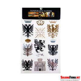 Tatuaże Metaliczne – Flash Tatoo – Zestaw 8