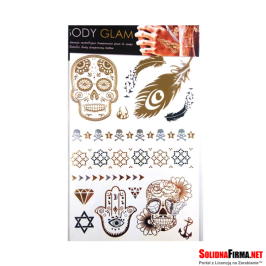 Tatuaże Metaliczne – Flash Tatoo – Zestaw 5