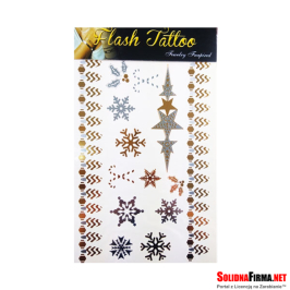 Tatuaże Metaliczne – Flash Tatoo – Zestaw 4