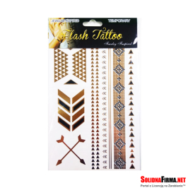 Tatuaże Metaliczne – Flash Tatoo – Zestaw 3