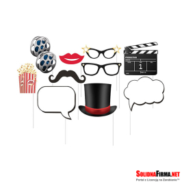 Rekwizyty do zdjęć „Hollywood”