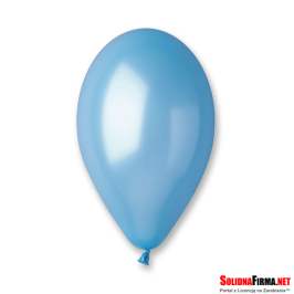 Balon GM110 metal 12" - błękitny / 100 sztuk