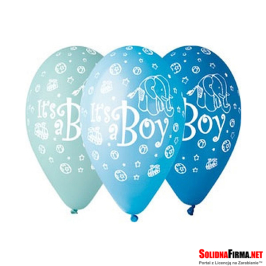 Balony Premium „It's a Boy”, 12" / 5 sztuk