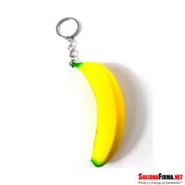 Gniotek Squishy Banan - Pachnący Breloczek Antystresowy