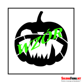 Szablony do tatuaży - Dynia na Halloween