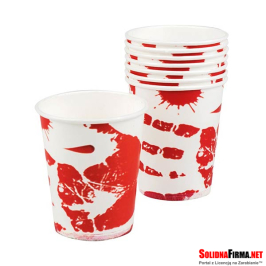 Kubeczki na Halloween - Krew - 6 sztuk