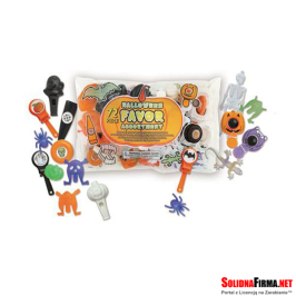 Halloweenowy miks zabawek - 72 elementy
