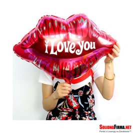 Balon Usta -  I Love You - 58 x 51 cm