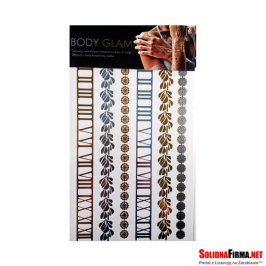 Tatuaże Metaliczne – Flash Tatoo – Zestaw 17