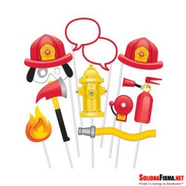 Rekwizyty do zdjęć „Strażak”