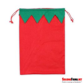 Worek na Prezenty - Worek Świąteczny „Elf”, 35x50 cm