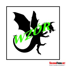 Szablony do tatuaży - Szablon Smok - 2