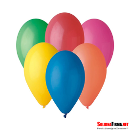 Balony G90 - Różnokolorowe - pastelowe - 10" - 100 sztuk