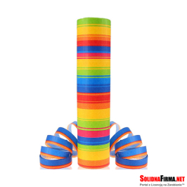 Serpentyna Tęczowe Paski - 18p/4m