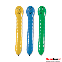 Balony Premium Dżdżownice długie - 95 cm / 3 sztuki