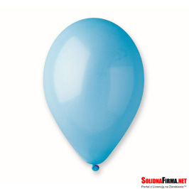 Balon Gemar pastel 5" - niebieski / 100 sztuk