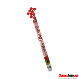 Konfetti CZERWONE płatki róż - 80 cm