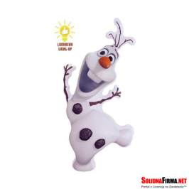 Dmuchaniec OLAF  - Kraina Lodu -  ŚWIECĄCY - 63 cm