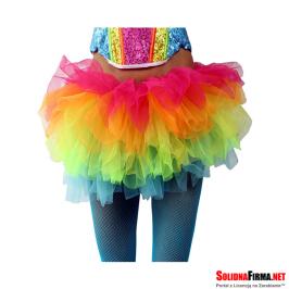 Spódnica "Tutu", tęczowy wzór, 5-warstw. (rozm. un.)