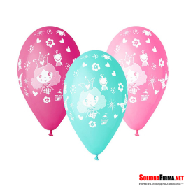 Balony Premium "Księżniczka", nad. 1 kolor, 12" / 5 szt.