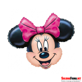 Balon fioliowy Minnie Mouse MEGA