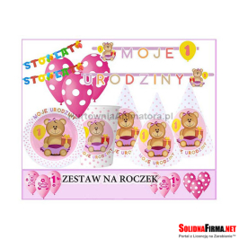 "Zestaw na Roczek", różowy