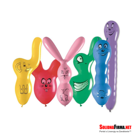 Balony Zwierzaki DUŻE mix - 25 szt.