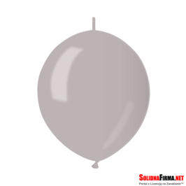 Balony do girland – metaliczne srebrne - 100 sztuk