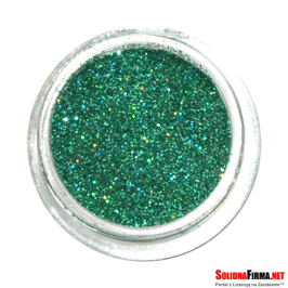 Brokat kosmetyczny zielony s50 - 5 ml/słoiczek