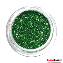Brokat kosmetyczny zielony s14 - 5 ml/słoiczek