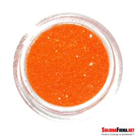 Brokat kosmetyczny pomarańczowy s16 - 5 ml/słoiczek