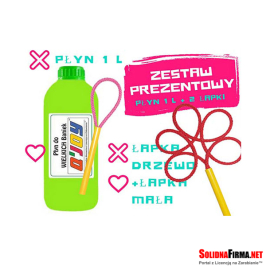 Bańkowy Zestaw Prezentowy - Płyn do banek 1l + Łapka Mała + Łapka Drzewo