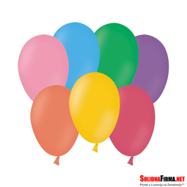 Balony okrągłe Gemar – Bomba Wodna - Mix Pastel - 100 sztuk