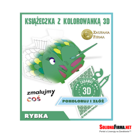 Kolorowanka 3D - Rybka + Plansza + Bajka Dydaktyczna