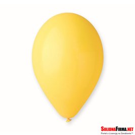 Balony A80 - Żółte - pastelowe - 8" - 100szt