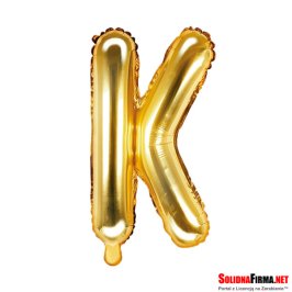 Balon foliowy Litera "K" - złoty - 86cm