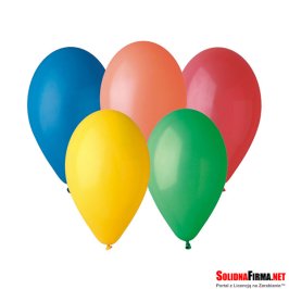 Balony G90 - Różnokolorowe - pastelowe - 10" - 20 sztuk