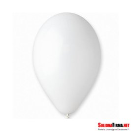 Balony G90 - Białe - pastelowe - 10" - 100 sztuk