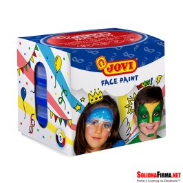 Zestaw Farb PREMIUM LINE Duże do malowania twarzy 5 kolorów