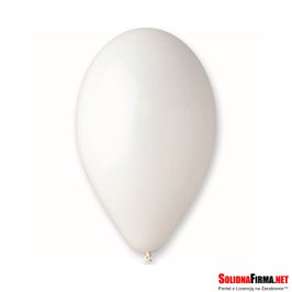 Balony Premium białe 10"/ 10 sztuk