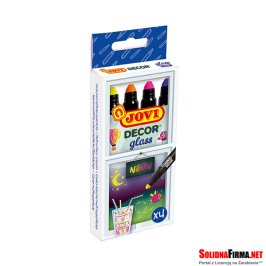 Kredki NEONOWE do rysowania na szkle - JOVI - NOWOŚĆ