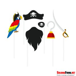 Rekwizyty do zdjęć KORSARZ 6 elementów