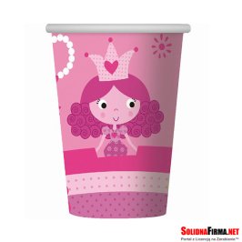 Kubeczki papierowe KSIĘŻNICZKA 6szt. / 270 ml