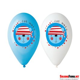 Balony Premium "Ahoj", nad. kolorowy, 12" / 5 szt.