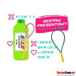 Bańkowy Zestaw Prezentowy - Płyn do baniek 1l + Łapka Mała + Łapka Standard