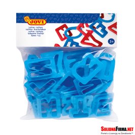 Foremki JOVI do mas plastycznych - literki - 26 sztuk